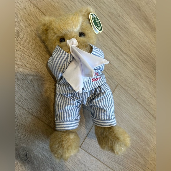 Bearington Collection GET WELL SOON Limited Collectible Illie Willie Bear Plush - Picture 2 of 10